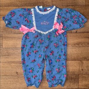 Vintage Sesame Street Babies Size 18 Months One Piece 90’s Jumper For Baby Girl